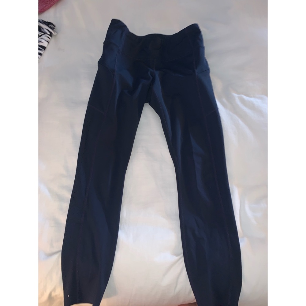 Athleta Navy Blue Crop Leggings